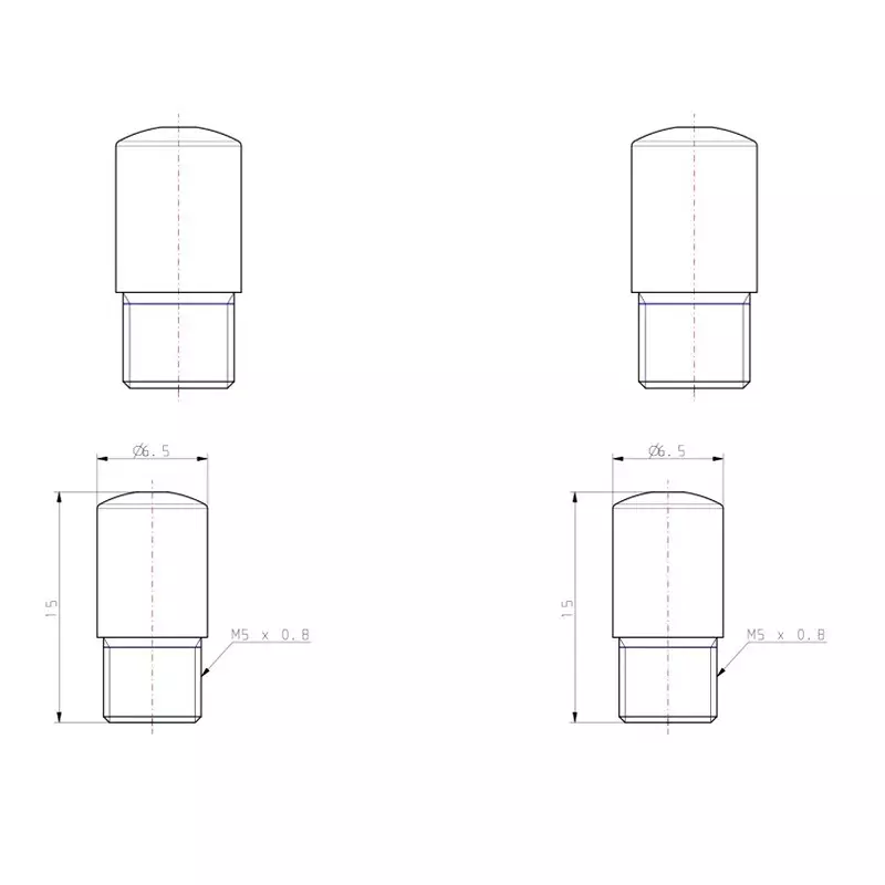 SMC AN M5X0.8 inch Compact Resin Silencer, AN05-M5