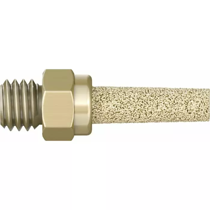 Festo AMTE Brass, Bronze 10 bar Pneumatic Silencer, Threaded, M5 Male, AMTE-M-LH-M5 (Bag 20 Piece)