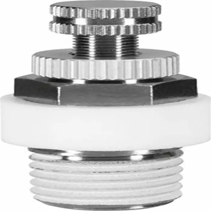 Festo VFFK Nickel Plated Brass 10 bar Pneumatic Silencer, Threaded, M5, VFFK-C-K-M5-P