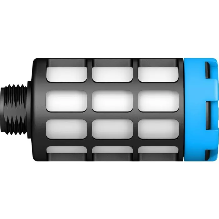 Festo U PE 10 bar Pneumatic Silencer, Threaded, G 1/2 Male, U-1/2-20 (Bag 20 Piece)