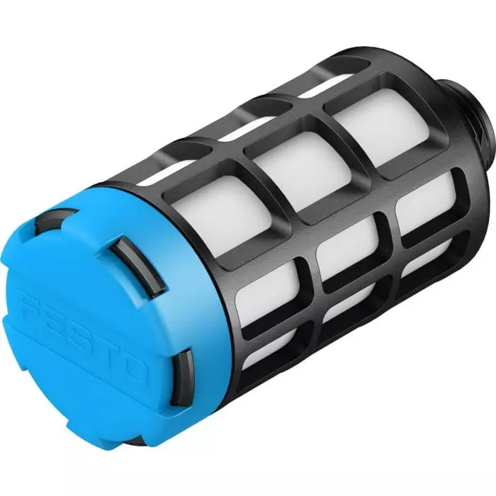 Festo U PE 10 bar Pneumatic Silencer, Threaded, G 1/2 Male, U-1/2-20 (Bag 20 Piece)