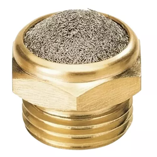 Techno 12.7 mm (1/2 Inch) Brass Pneumatic Silencer BSLM