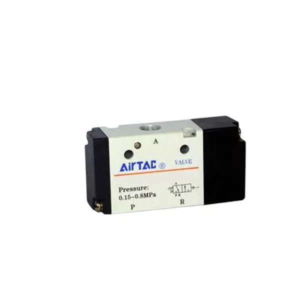 Airtac 3/2 Way Single Acting Air Valve G 1/4 inch (6.35 mm) Port Size and Aluminium Alloy Body, 3A210-08