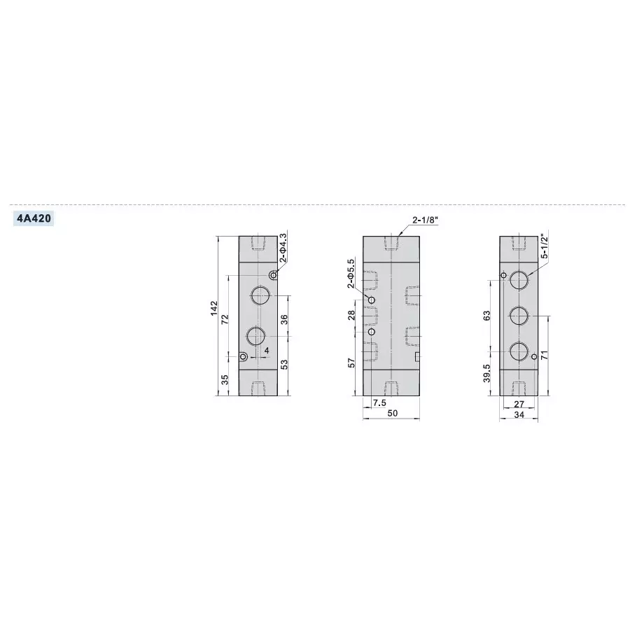 airtac-52-way-double-acting-air-valve-g-12-inch-127-mm-port-size-and-aluminium-alloy-body-4a420-15