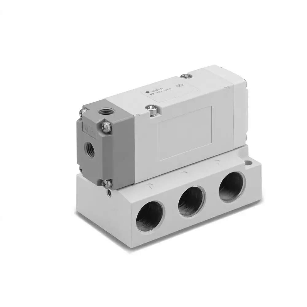 SMC Air Operated Valve VFA5000 Series 3 Position Closed Center Actuation and 1/2 inch (12.7 mm) Port Size, VFA5344-04