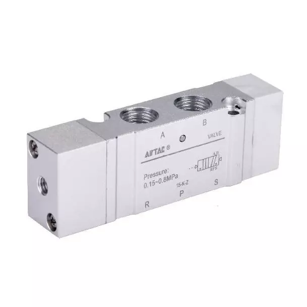 Airtac 7SA Series 5/2 Way Air Control Valve M5 Port Size and Aluminium Alloy Body, 7SA0520－M5