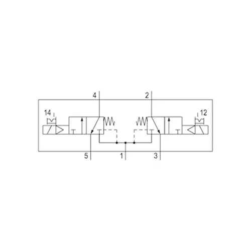 EMERSON AVENTICS Directional Valve 2x3/2 Switching Principle 24 V, 5763990220