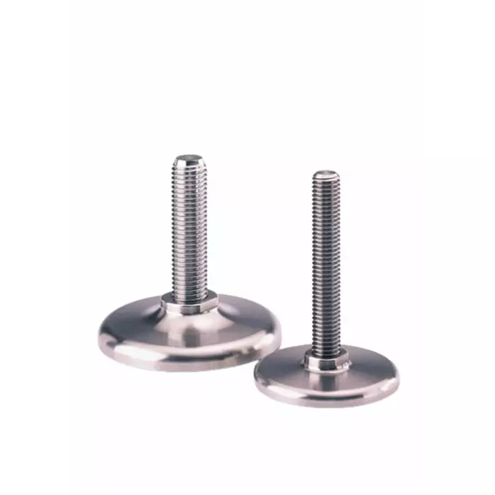 Nu-Tech Engineering M12 50 mm Dia. Stainless Steel Electronics Adjustable Foot 750 Kg Static Load Capacity 0Â° Tilt Angle, A300/034