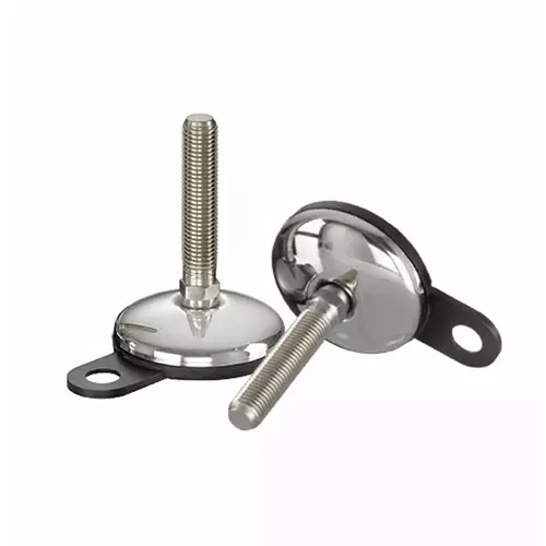 Nu-Tech Engineering M16 100 mm Dia. Stainless Steel Electronics Adjustable Foot 1000 Kg Static Load Capacity 3.5Â° Tilt, A205/009