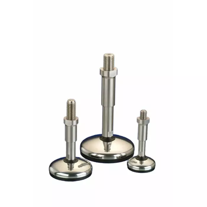 Nu-Tech Engineering M20 100 mm Dia. Stainless Steel Electronics Adjustable Foot 1000 Kg Static Load Capacity 3.5Â° Tilt, A125/006