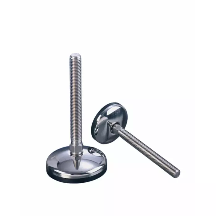 Nu-Tech Engineering M12 50 mm Dia. Stainless Steel Electronics Adjustable Foot 350 Kg Static Load Capacity 3.5Â° Tilt, A105/005
