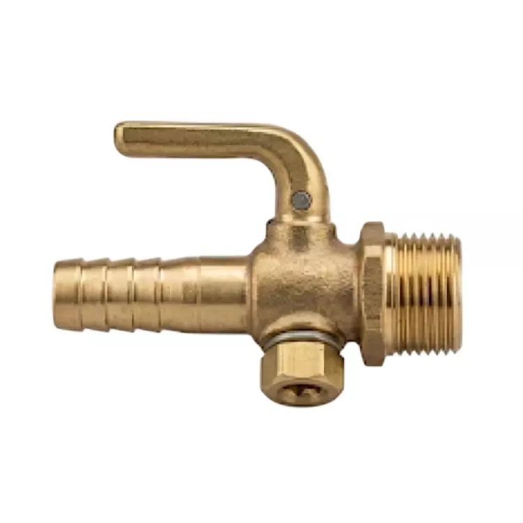 RTQD Brass Gas Release Valve Golden Color and Size 3/8 inch (9.52 mm) for Pneumatic Systems