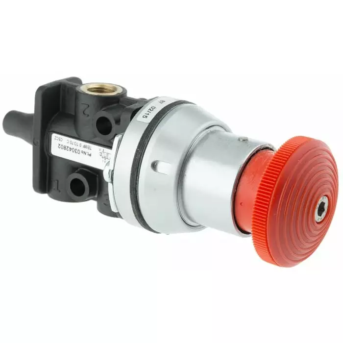 Norgren Pneumatic Manual Control Valve Emergency Stop 3/2 SuperxSeries G 1/8 1/8in III B, 03042802