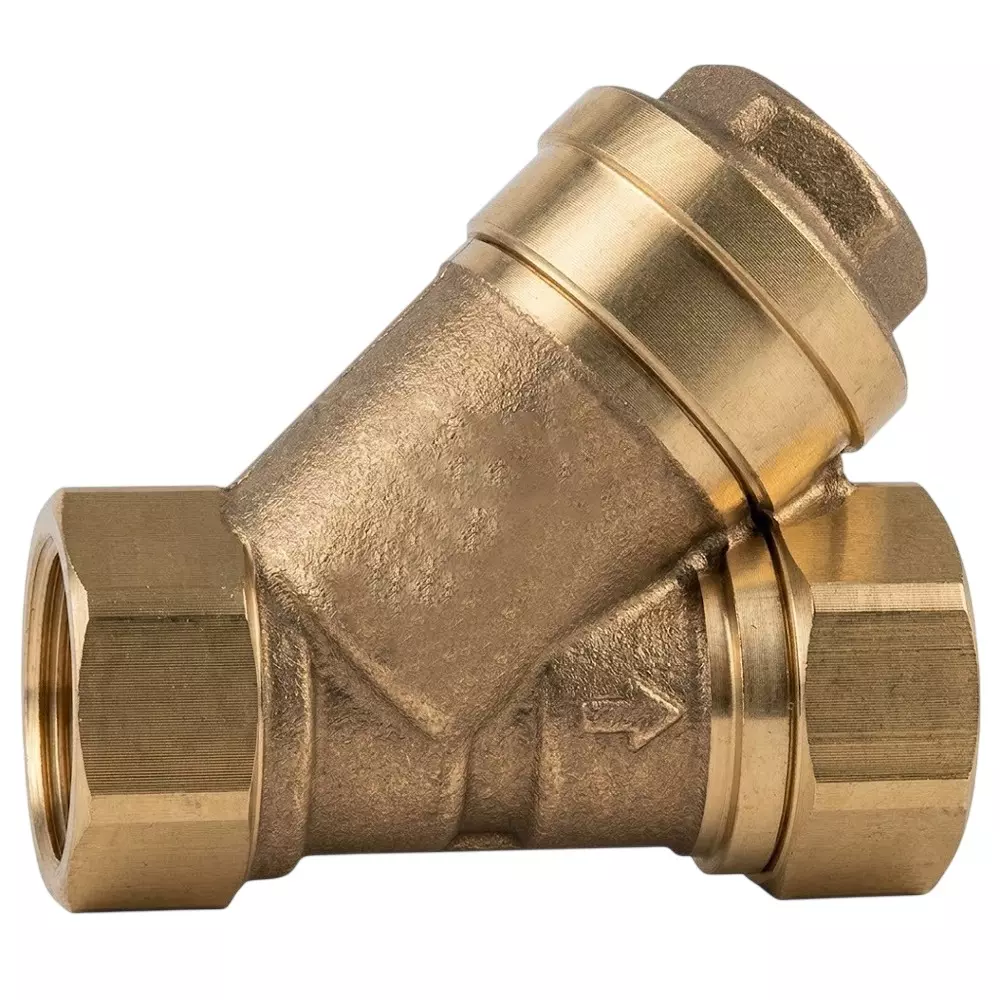 INTECO Stainer Valve Male Brass Finish 12.7 mm (1/2 Inch), 4001-DN15