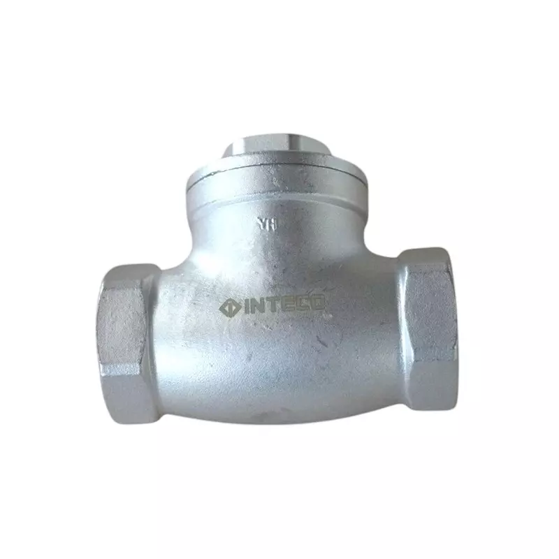 INTECO Check Valve Horizontal Swing Type SS-304 19.05 mm (3/4 Inch), 2101-DN20