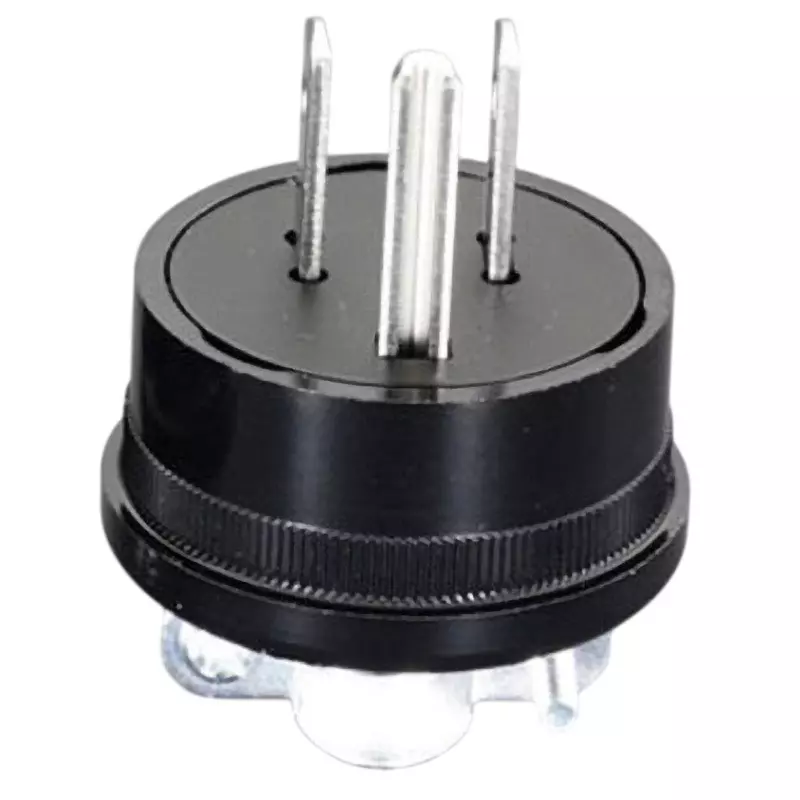 Esco Plug 125 V Rated Voltage 15 A Rated Current Ground 2 P 15 A 125 V Outlet Shape, EA940BZ-13