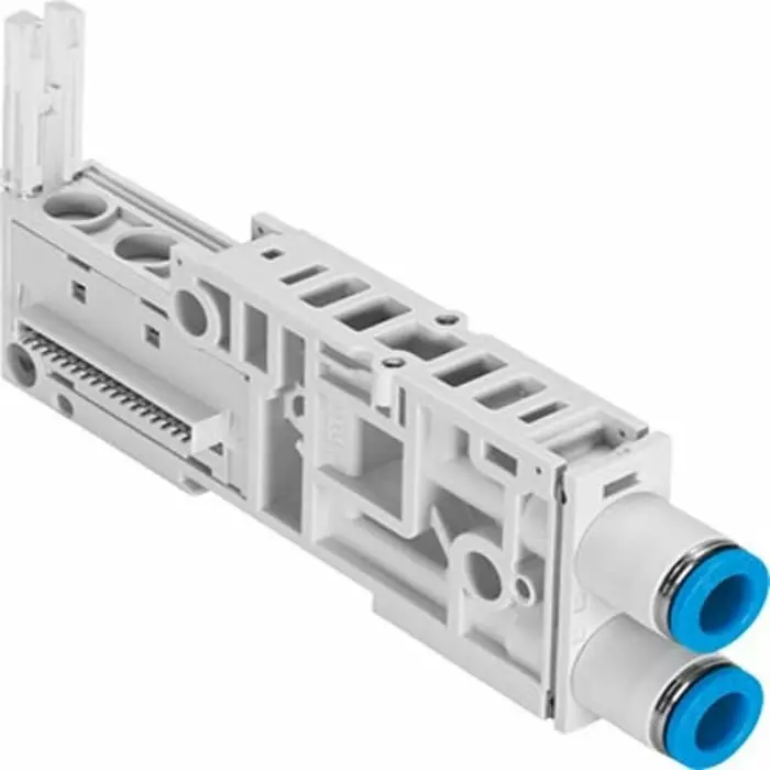 Festo VMPAL Series 4 station Push In 6 mm Sub Base for use with Valve Terminals, VMPAL-AP-4X14-QS6-2