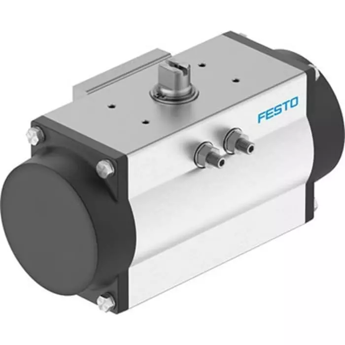 Festo DFPD Series 8 bar Single Action Pneumatic Rotary Actuator, 90° Rotary Angle, DFPD-160-RP-90-RS45-F07-R3-C