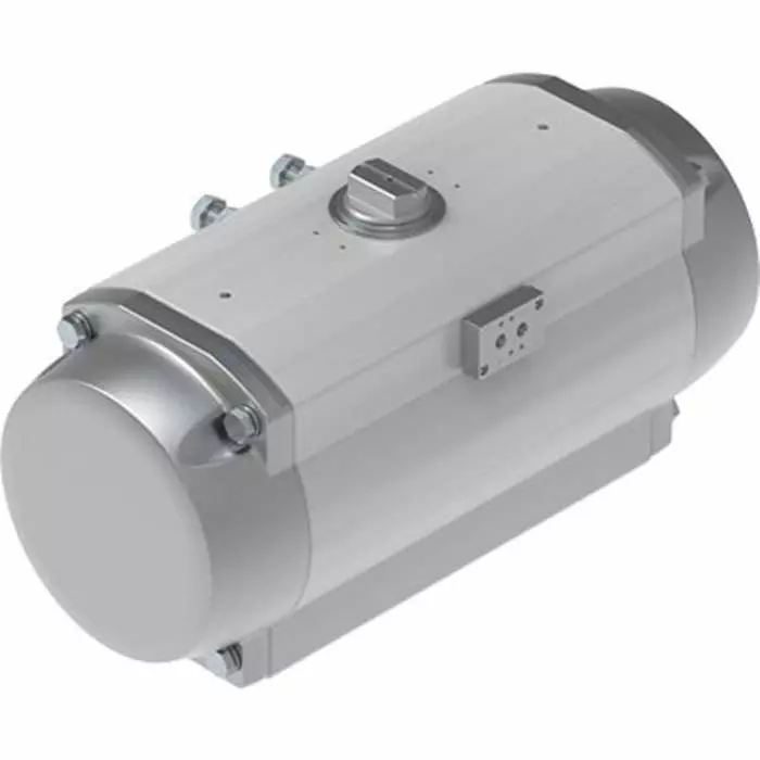 Festo DFPD Series 8 bar Single Action Pneumatic Rotary Actuator, 90° Rotary Angle, DFPD-2300-RP-90-RD-F1216-R3-EP