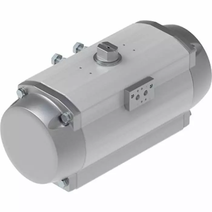 Festo DFPD Series 8 bar Single Action Pneumatic Rotary Actuator, 90° Rotary Angle, DFPD-900-RP-90-RD-F14-R3-EP