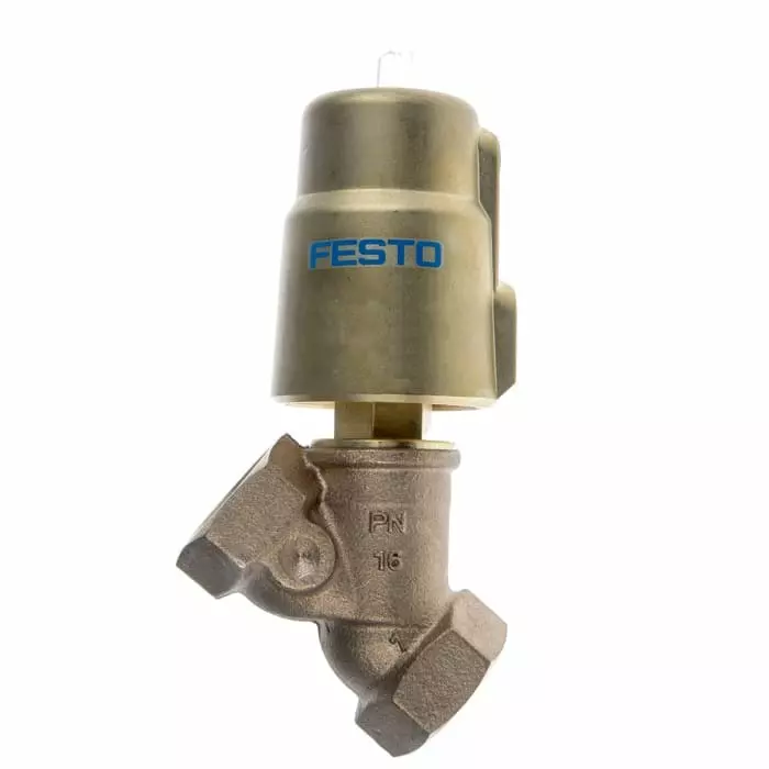 Festo Angle Seat type Pneumatic Valve, BSP 1 inch, 10 bar, VZXF-L-M22C-M-B-G1-230-H3B1-50-10