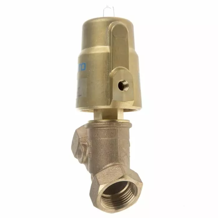 Festo Angle Seat type Pneumatic Valve, BSP 1 inch, 10 bar, VZXF-L-M22C-M-B-G1-230-H3B1-50-10