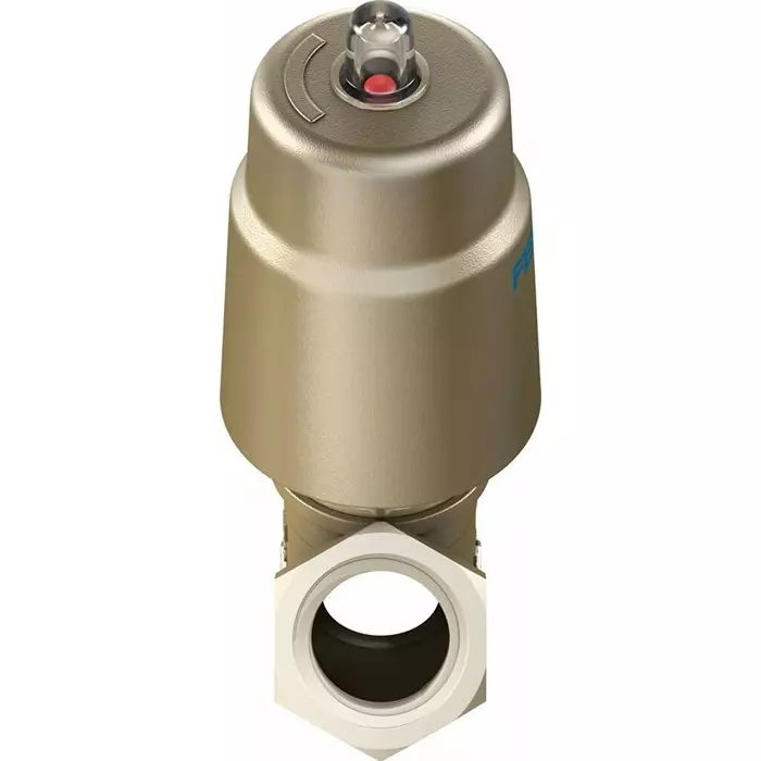 Festo Angle Seat type Pneumatic Valve, BSP 1 inch, 10 bar, VZXF-L-M22C-M-B-G1-230-H3B1-50-10
