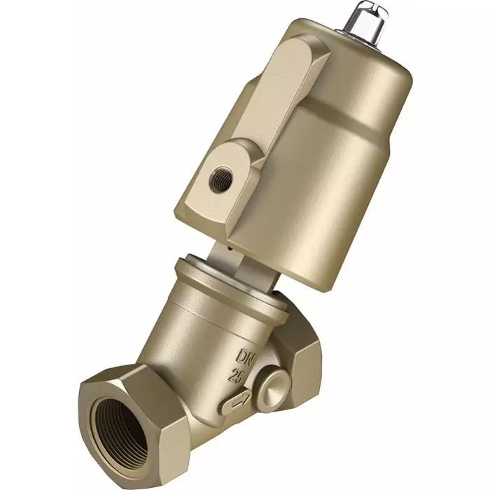 Festo Angle Seat type Pneumatic Valve, BSP 1 inch, 10 bar, VZXF-L-M22C-M-B-G1-230-H3B1-50-10