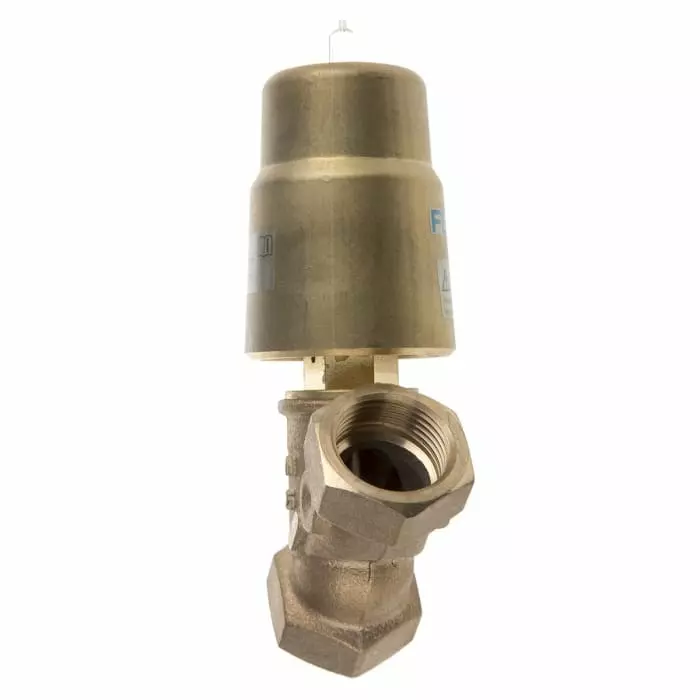 Festo Angle Seat type Pneumatic Valve, BSP 1 inch, 10 bar, VZXF-L-M22C-M-B-G1-230-H3B1-50-10