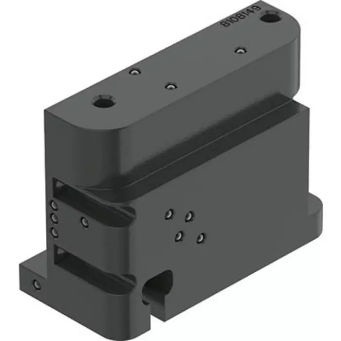 Festo CAPS Series G 1/4 Manifold Block for use with Prepared For Positioner CMSH-V-SD, CAPS-M1-VDE2-D-A-AL-G14