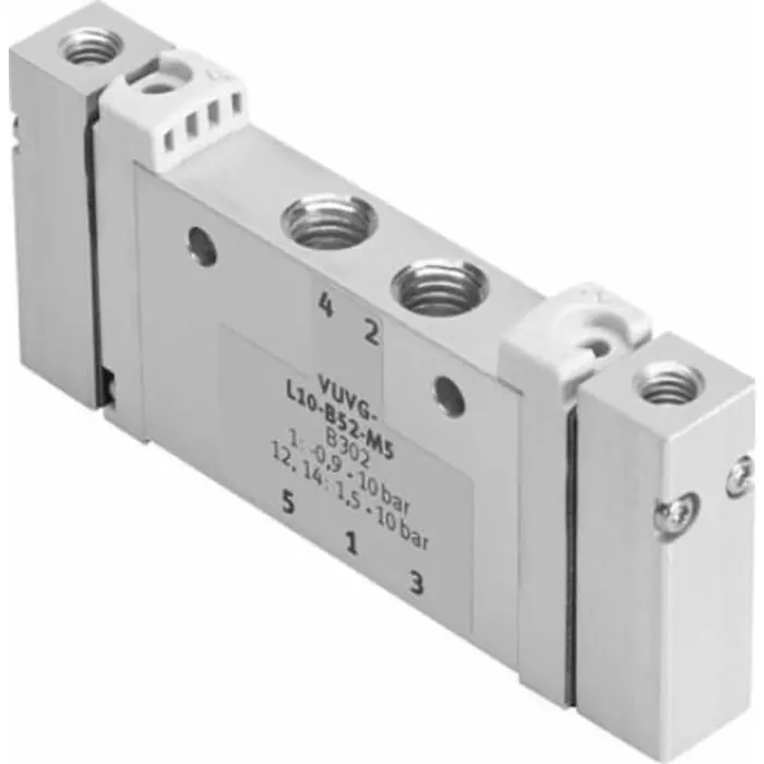 Festo Directional Control Valve type Pneumatic Valve, Metric M7 to Metric M7, 10 bar, VUWG-L10-T32H-M-M7