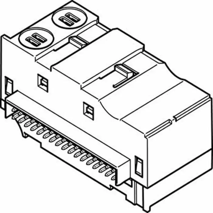 Festo VMPAL Series Manifold for use with Valve Terminal MPA-L, VMPAL-EVAP-20-SP