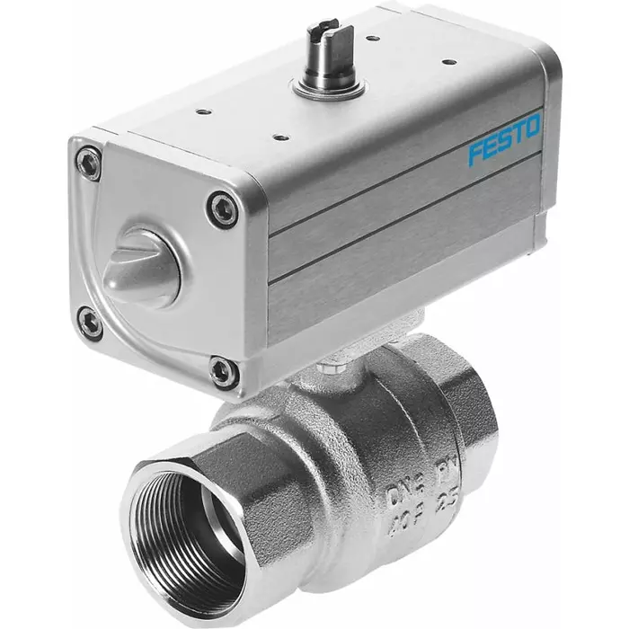 Festo Ball type Pneumatic Actuated Valve 3/4 inch, 40 bar, VZPR-BPD-22-R34