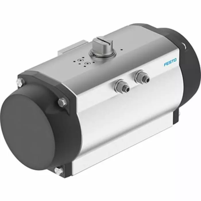 Festo DFPD Series 8 bar Single Action Pneumatic Rotary Actuator, 90° Rotary Angle, DFPD-1200-RP-90-RS35-F14-R3-C-VDE2