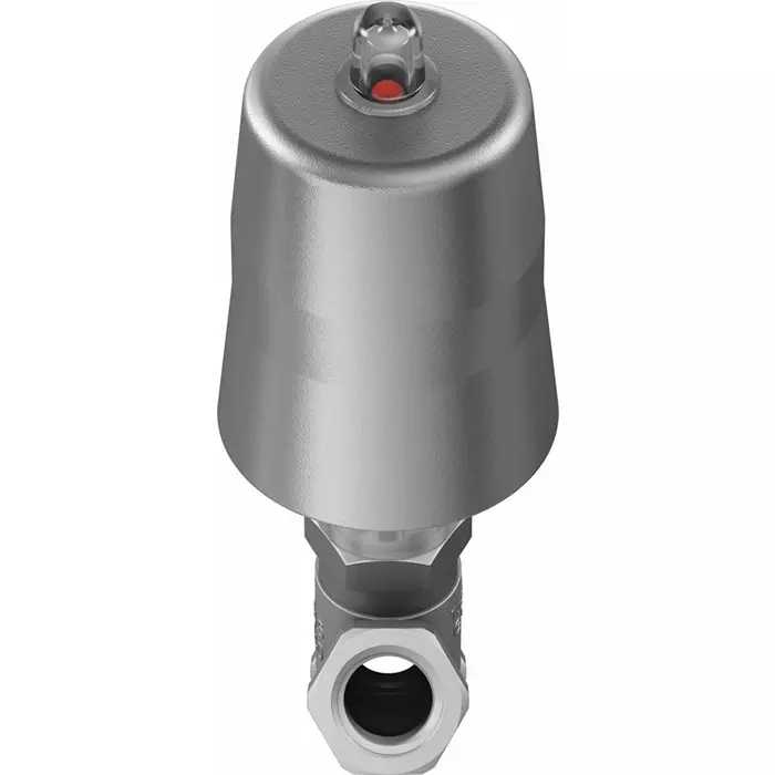 Festo Angle Seat type Pneumatic Actuated Valve, BSP 1/2in, 40 bar, VZXF-L-M22C-M-B-G12-130-M1-V4V4T-50-40