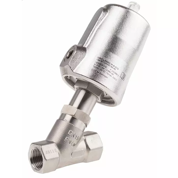 Festo Angle Seat type Pneumatic Actuated Valve, BSP 1/2in, 40 bar, VZXF-L-M22C-M-B-G12-130-M1-V4V4T-50-40