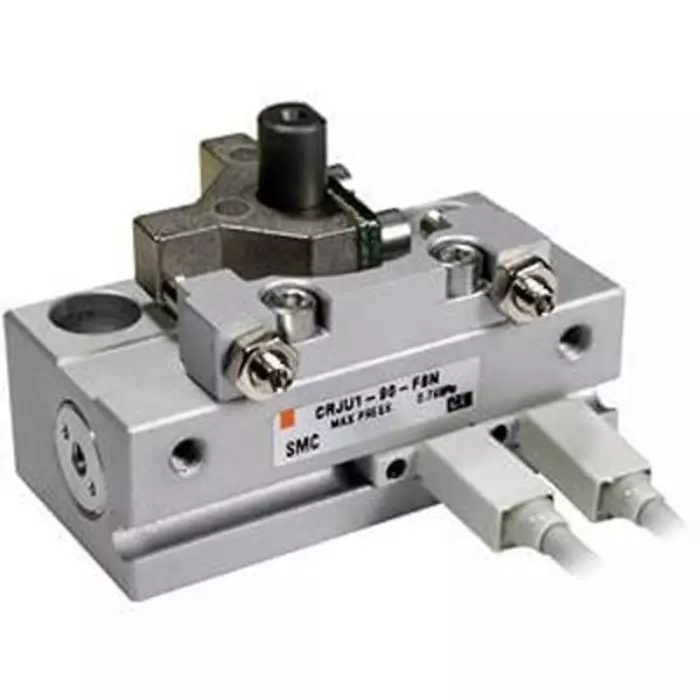 SMC CRJ Series 0.7 MPa Pneumatic Rotary Actuator, 90° Rotary Angle, 6 mm Bore, CRJB05-90E