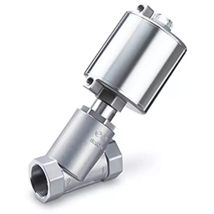 SMC Angle Seat type Pneumatic Actuated Valve, G 1/4 inch, 10 bar, JSB51-ST32AF-5S