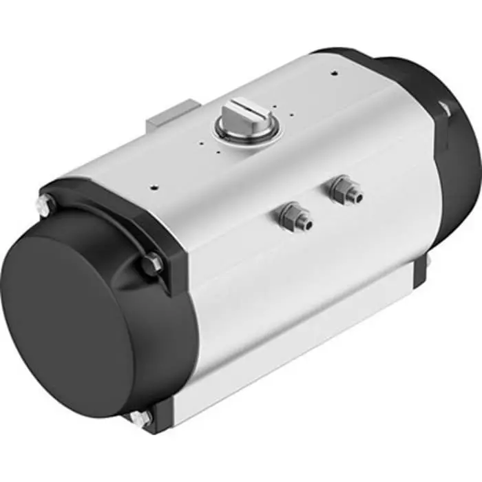 Festo DFPD Series 8 bar Single Action Pneumatic Rotary Actuator, 90° Rotary Angle, DFPD-N-2300-RP-90-RS45-F16-X-R3-C
