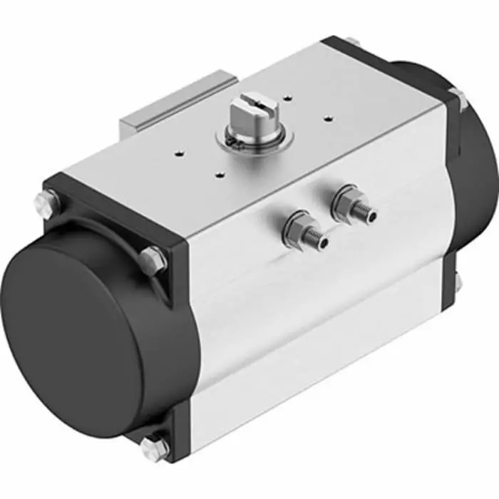 Festo DFPD Series 8 bar Single Action Pneumatic Rotary Actuator, 90° Rotary Angle, DFPD-N-160-RP-90-RS45-F07-17-R3-C