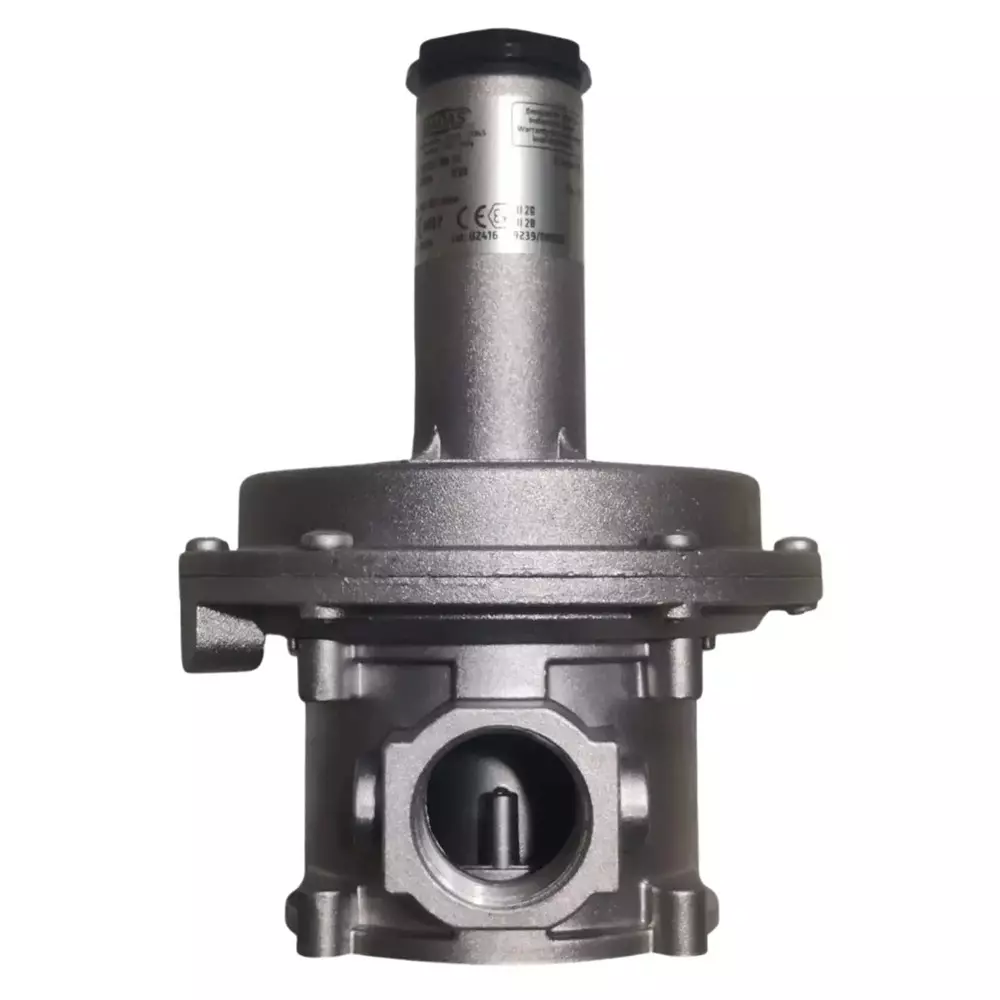 Madas Gas Relief Valve Aluminium Silver 1 Bar Pressure Bar for Industrial Use, MVS /1 DN 25