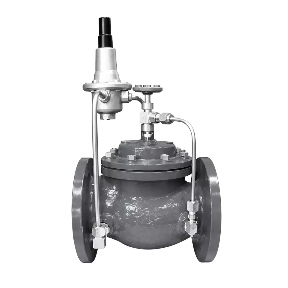 SANT Pressure Reducing & Sustaining Valve PN-16 10 Inch (250 mm) Size (DI) Ductile Iron for Control Water & Air Flow, SK 720X