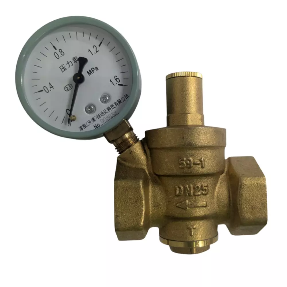 TECHNO 25.4 mm (1 Inch) Pressure Reducing Valve Brass PRV-25