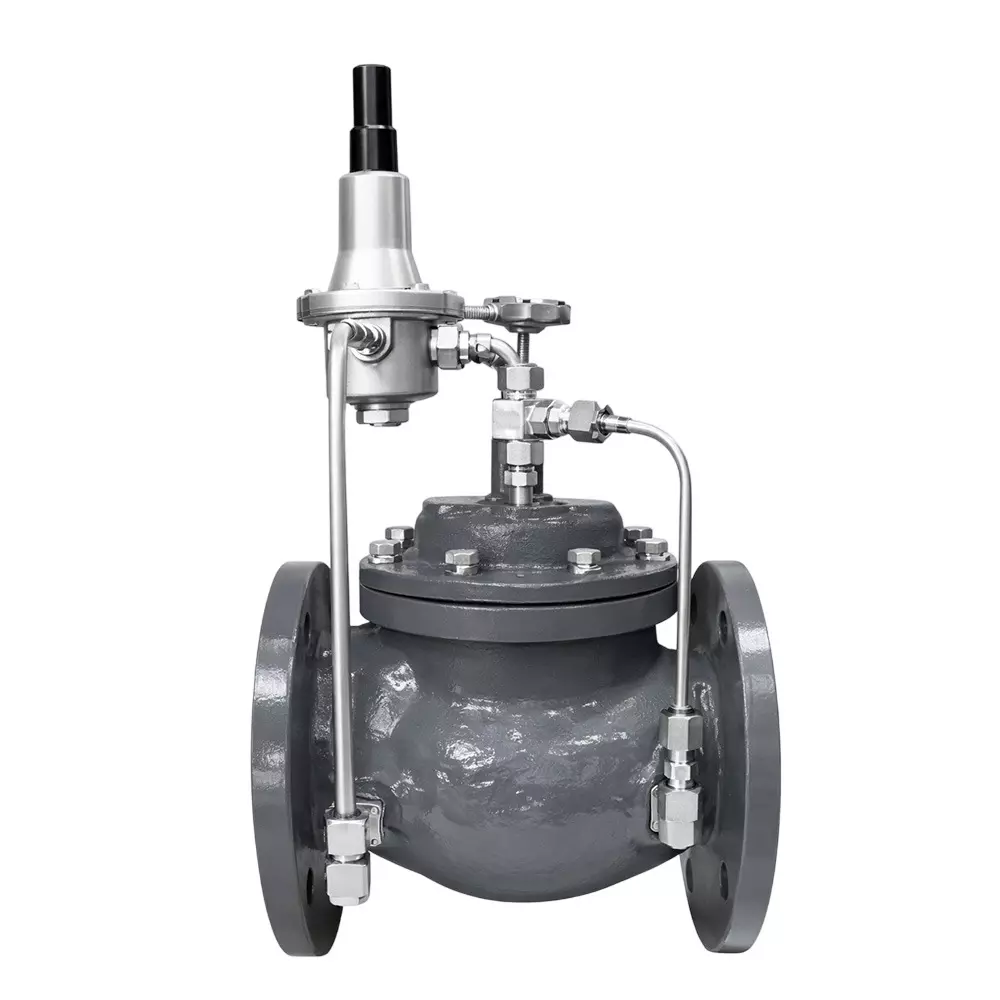 SANT Pressure Reducing & Sustaining Valve PN-16 3 Inch (80 mm) Size (DI) Ductile Iron for Control Water & Air Flow, SK 200X