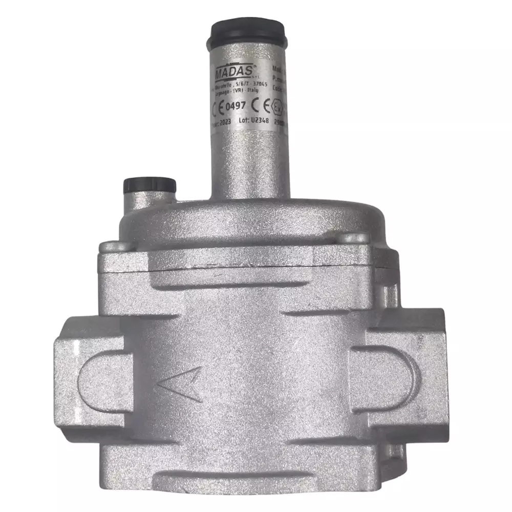 Madas Relief Valve Aluminium Silver 1 Bar Pressure Bar for Industrial Use, MVSP/1 DN25
