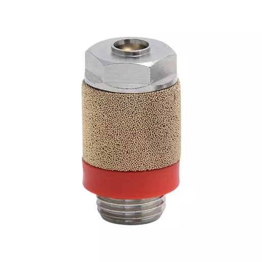 Camozzi G1/4 inch (6.35 mm) Silenced exhaust controller, SCO 606-1/4+2905 1/4