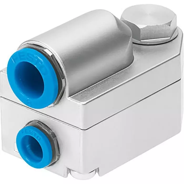 Festo Quick Exhaust Valve, G 1/8 x 10 bar, Threaded, Tube, 6 mm, VBQF-D-G18-Q6