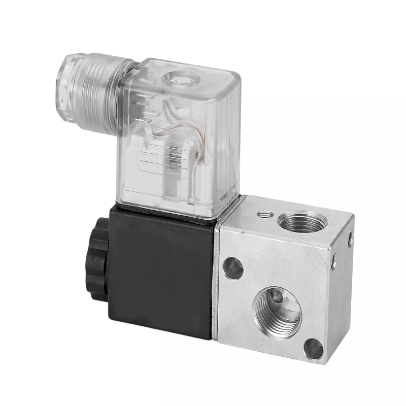 Spac P / TG Single Solenoid Valve 3/2 Way White & Black 6.35 mm for Industrial Use, PDBS-02