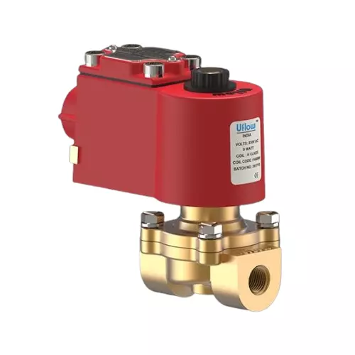 Uflow 1/2 inch Screwed End (NC) MCN Series 2/2 Way Semilift Operated Solenoid Valve, MBN203BNEV0