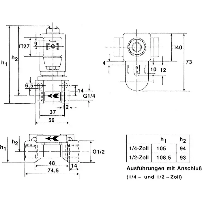 Burkert Solenoid Valve 0 2 port(s) NC 24 V DC 1/2 inch, 89404